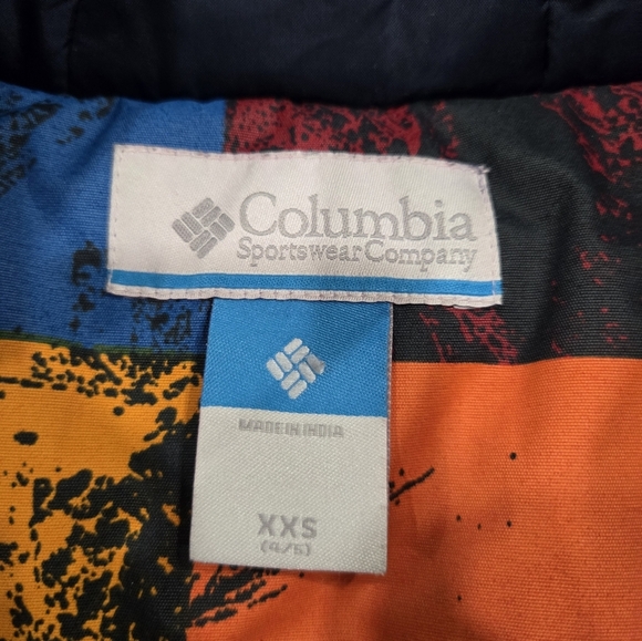 Columbia Alpine Free Fall Ski Winter Boys Jacket Size 4-5 - Picture 3 of 4